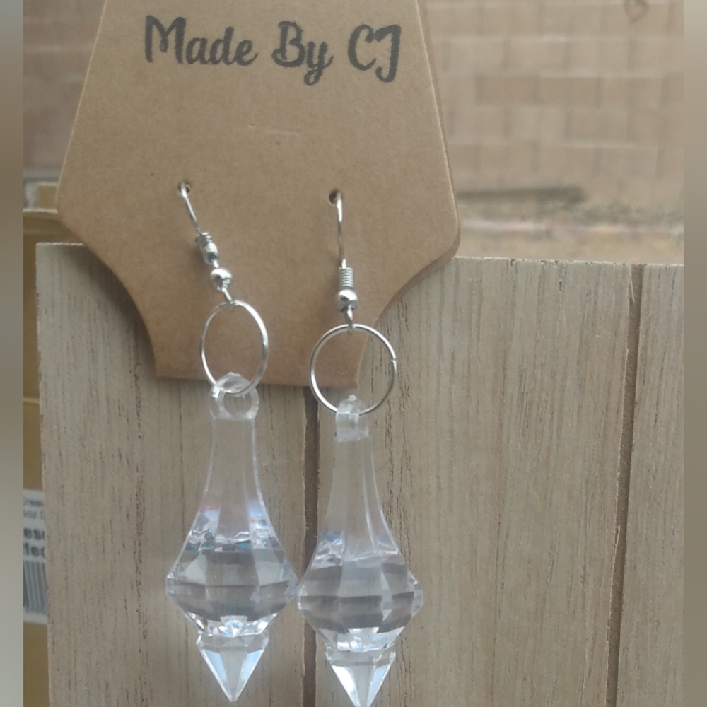 *Upcycled Chandelier Crystal Earrings MadeByCJ